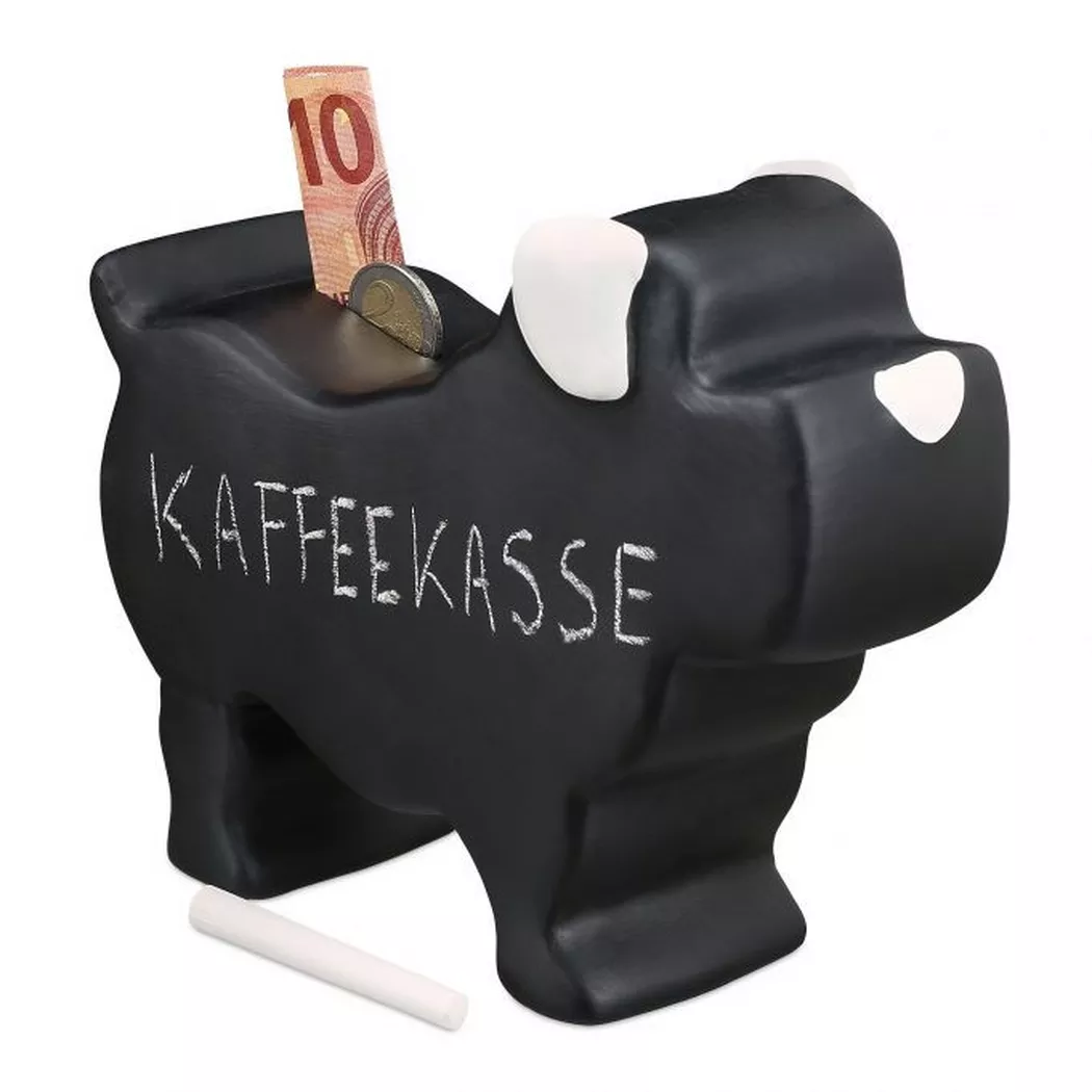 B2X – Sparschwein Hund für Etikett, 18X10X15CM