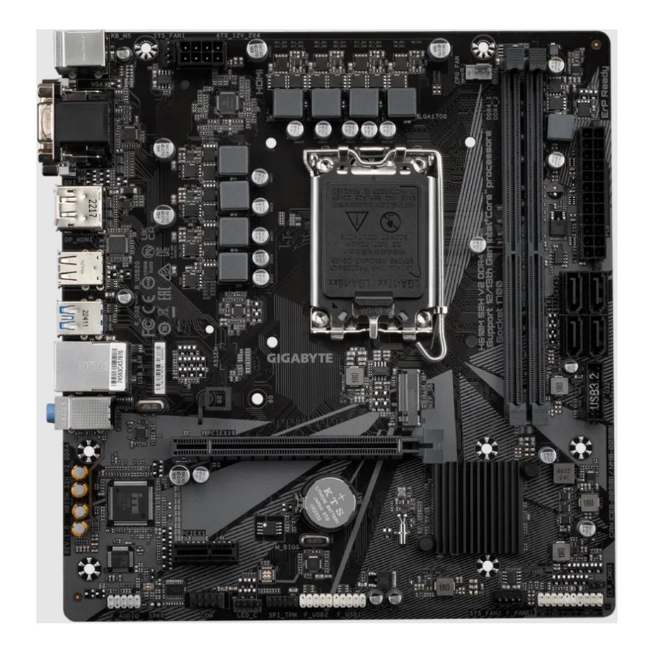 Gigabyte  H610M S2H V2 DDR4 scheda madre Intel H610 Express LGA 1700 micro ATX 