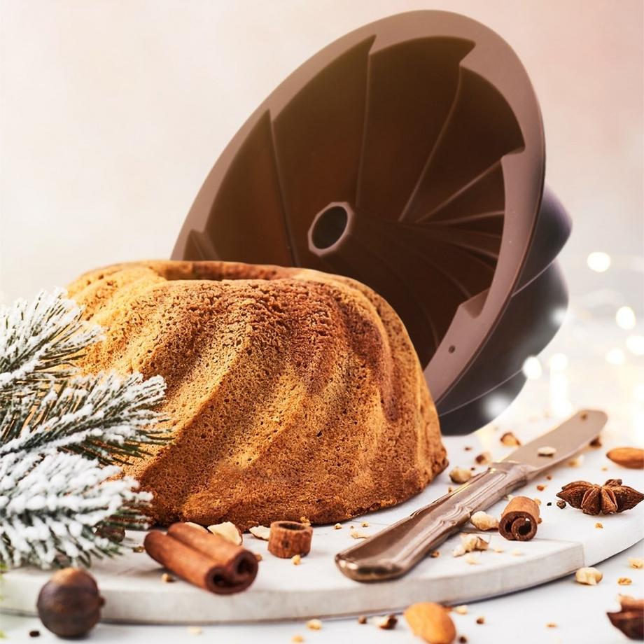 Orion  Silikonform zum Backen mit praktischem Zentrum 