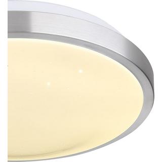 mutoni Plafonnier Gregory aluminium brossé LED  