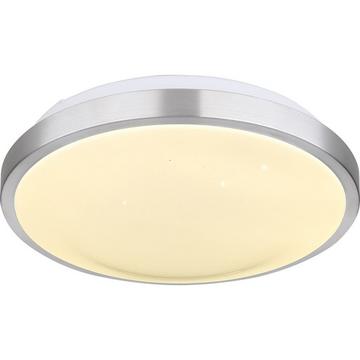 Plafonnier Gregory aluminium brossé LED