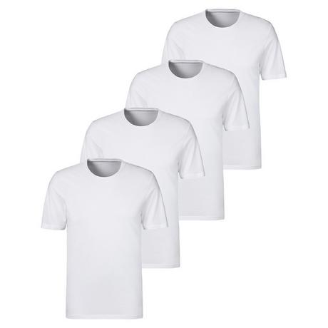 s. Oliver Lot de 4 Basic Maillot de Corps Manches Courtes  