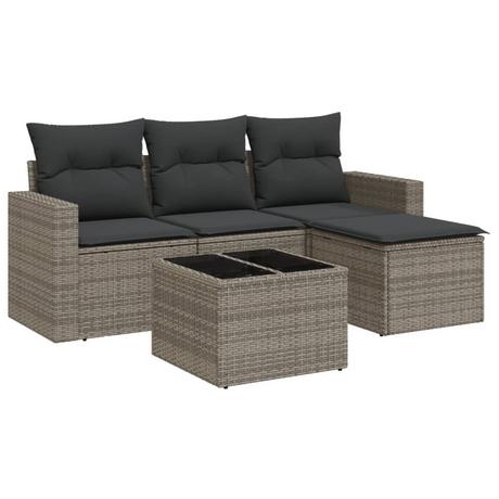 VidaXL Garten sofagarnitur poly-rattan  