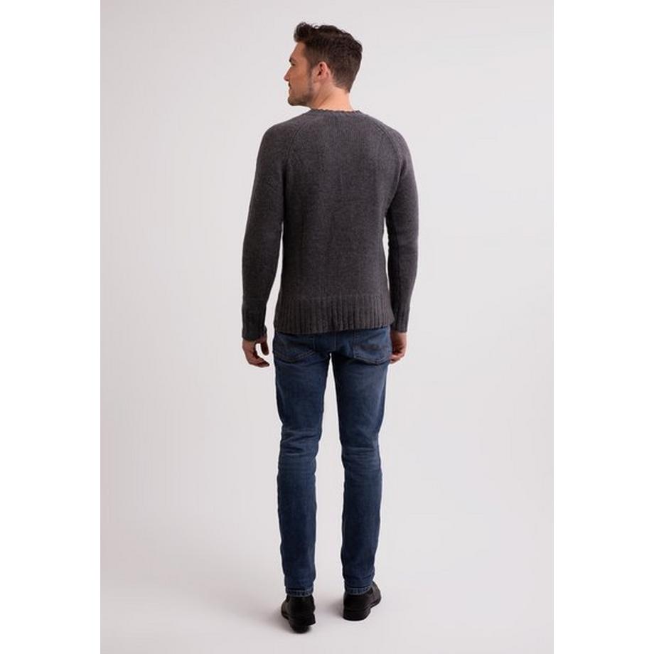 CASH-MERE.CH Recycelter Kaschmir V-Ausschnitt Pullover  