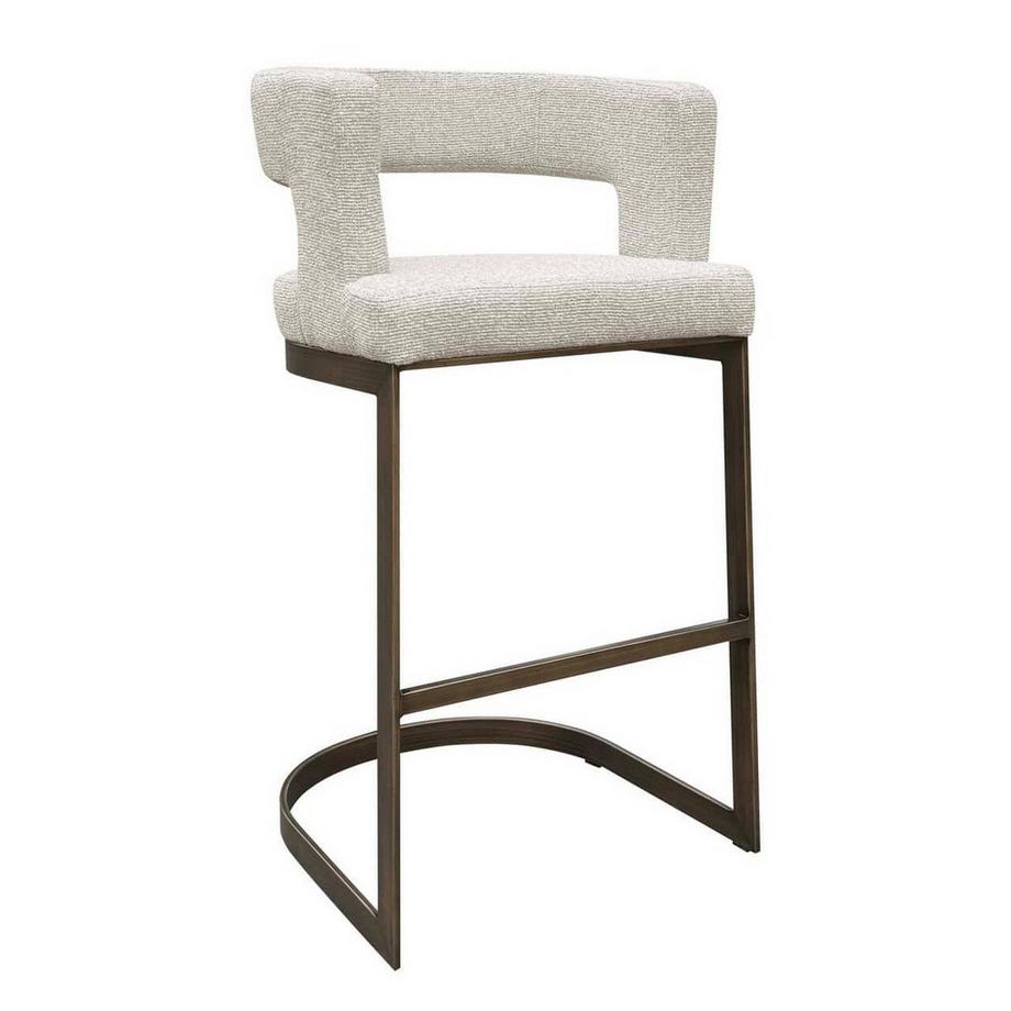 Chaise de bar Ellis biscotti
