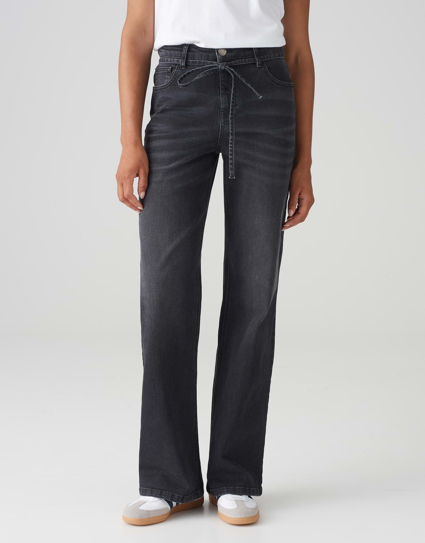 OPUS  Wide Leg Jeans Marli belt 