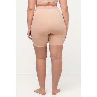 Ulla Popken  Pantaloncino modellante a vita alta con effetto incrociato e alta fascia in mesh 