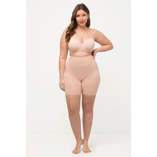 Ulla Popken  Pantaloncino modellante a vita alta con effetto incrociato e alta fascia in mesh 