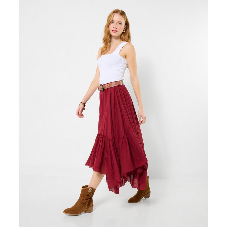 Joe Browns Gestufter Maxirock mit Zipfelsaum im Boho-Stil  
