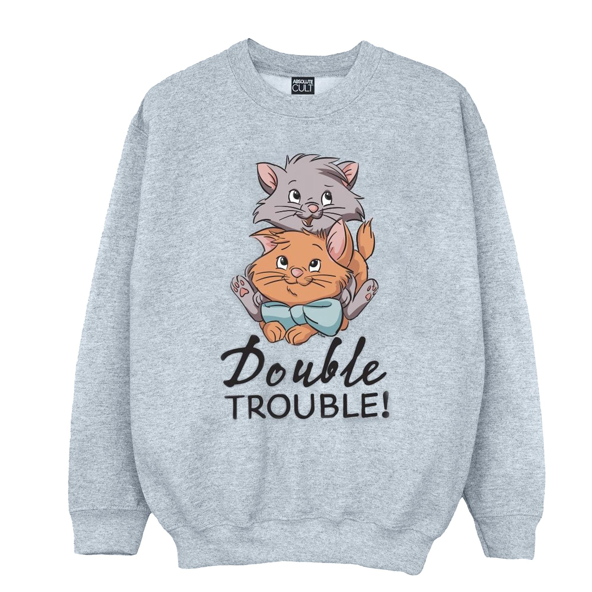 Image of The Aristocats Double Trouble Sweatshirt Unisex Grau 128