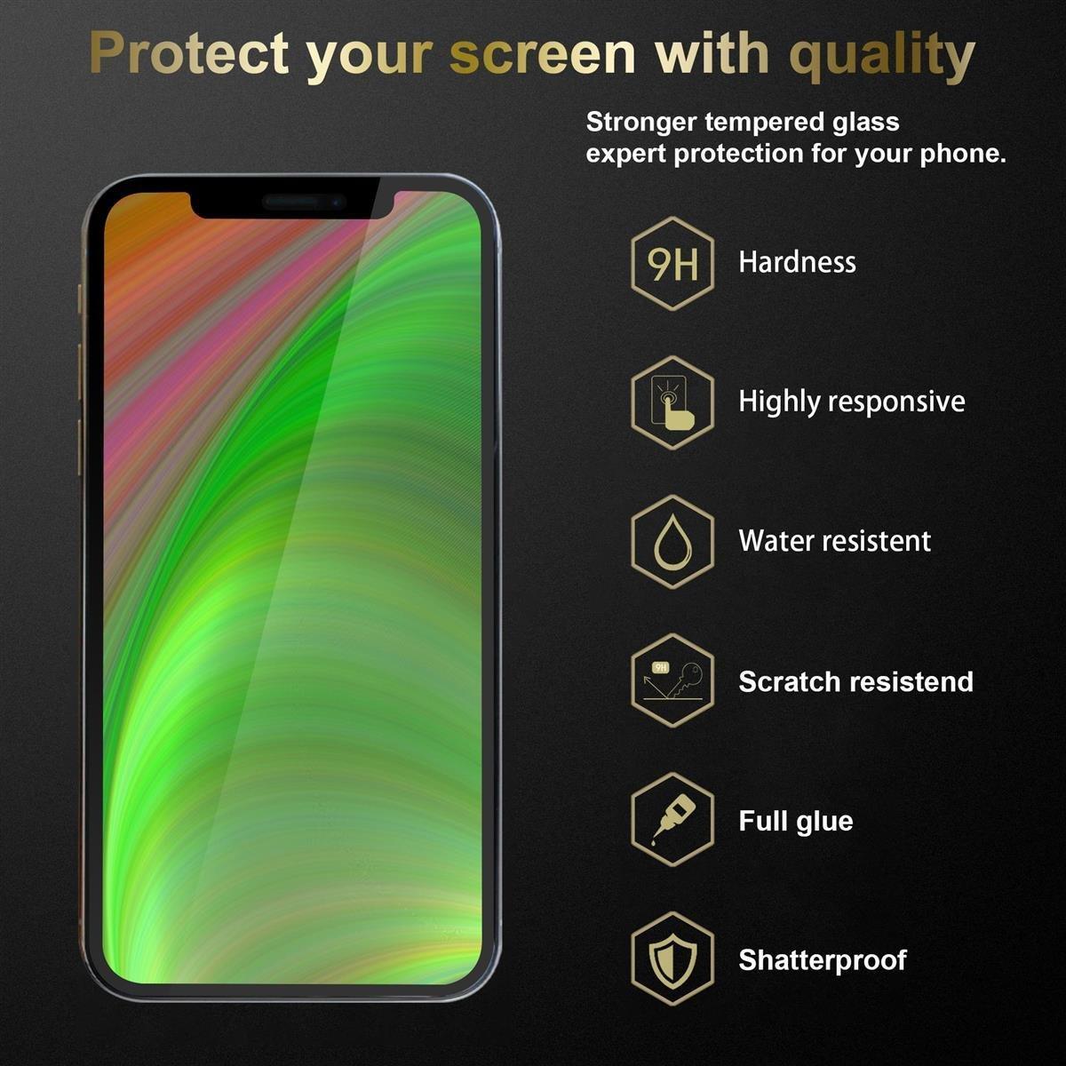 Cadorabo  Plein écran Film de protection compatible avec Apple iPhone 13 PRO MAX - Verre de protection d'écran durci (Tempered) d'une dureté de 9H avec 3D Touch 