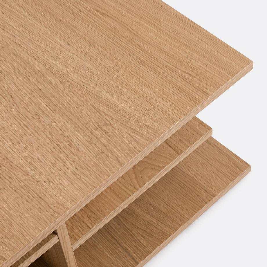 La Redoute Intérieurs Table basse plaquée chêne  