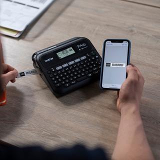 brother  PT-D460BTVP stampante per etichette (CD) Trasferimento termico 180 x 180 DPI 30 mm/s Con cavo e senza cavo TZe Bluetooth QWERTY 