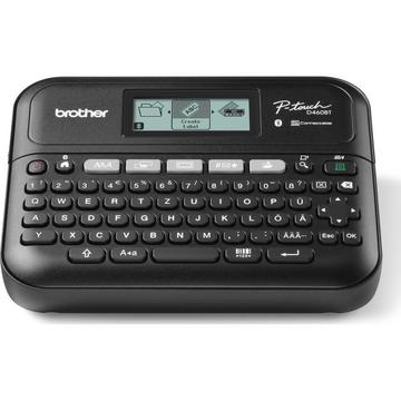 PT-D460BTVP stampante per etichette (CD) Trasferimento termico 180 x 180 DPI 30 mm/s Con cavo e senza cavo TZe Bluetooth QWERTY