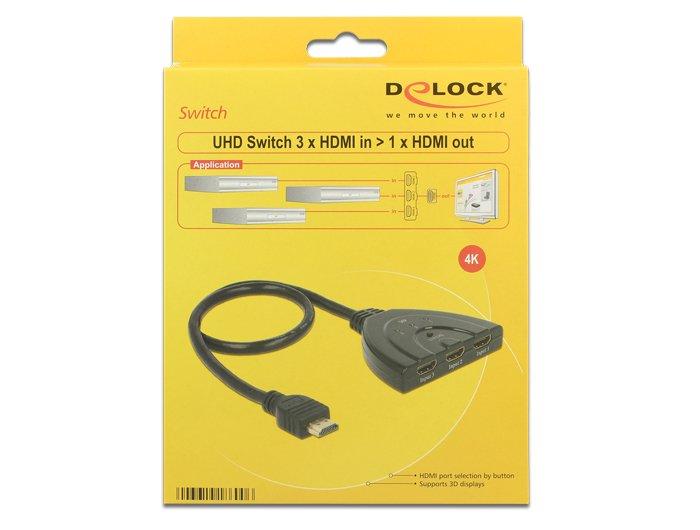 DeLock  DELOCK 18600 COMMUTATEUR VID�O HDMI 