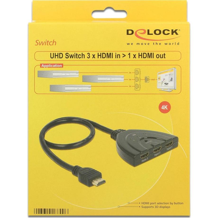 DeLock  DELOCK 18600 VIDEO-SWITCH HDMI 