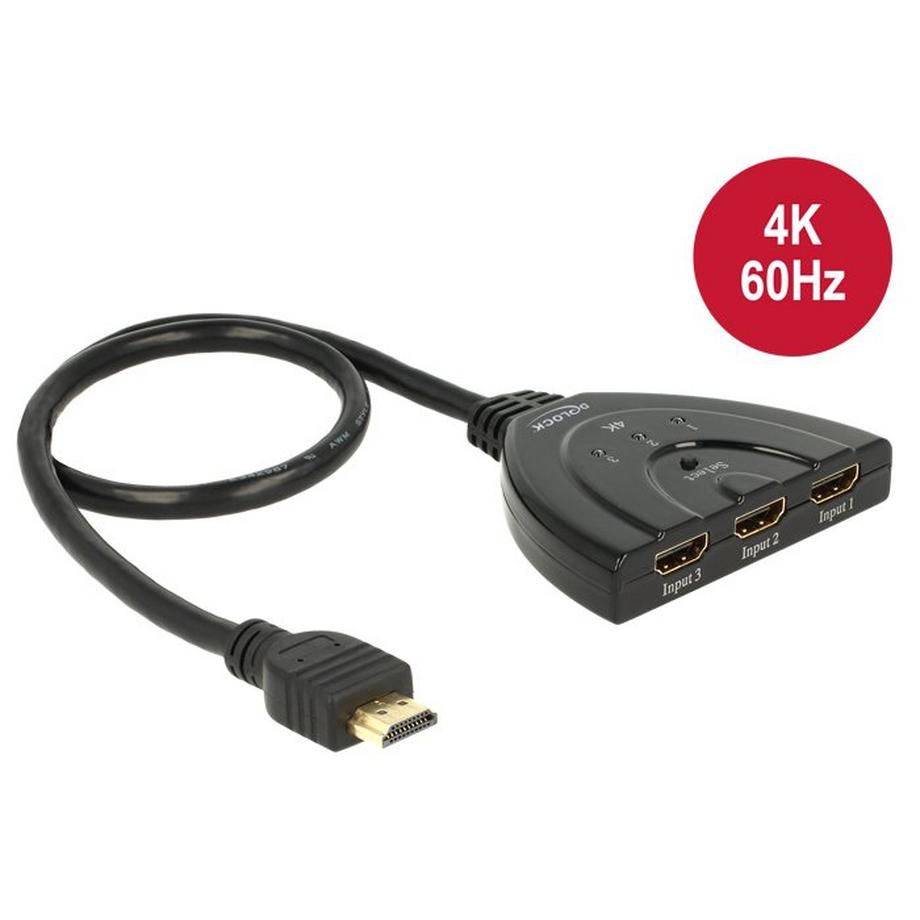 DeLock  DELOCK 18600 VIDEO-SWITCH HDMI 
