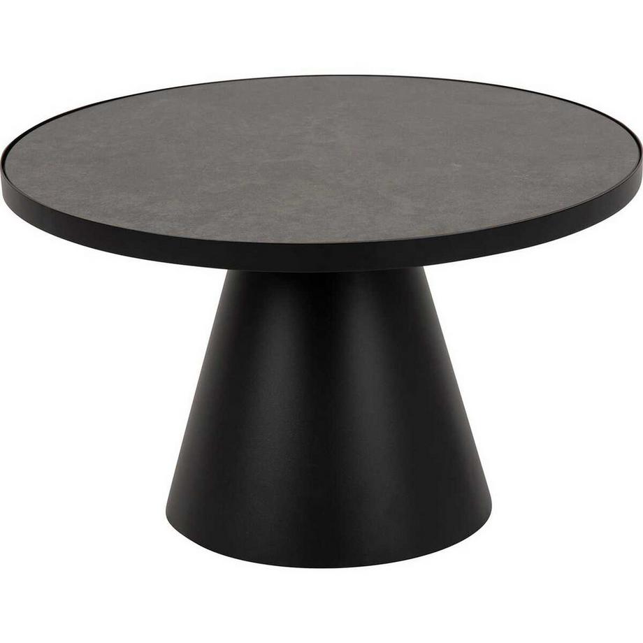 Couchtisch Eliot Glas Keramik rund 65
