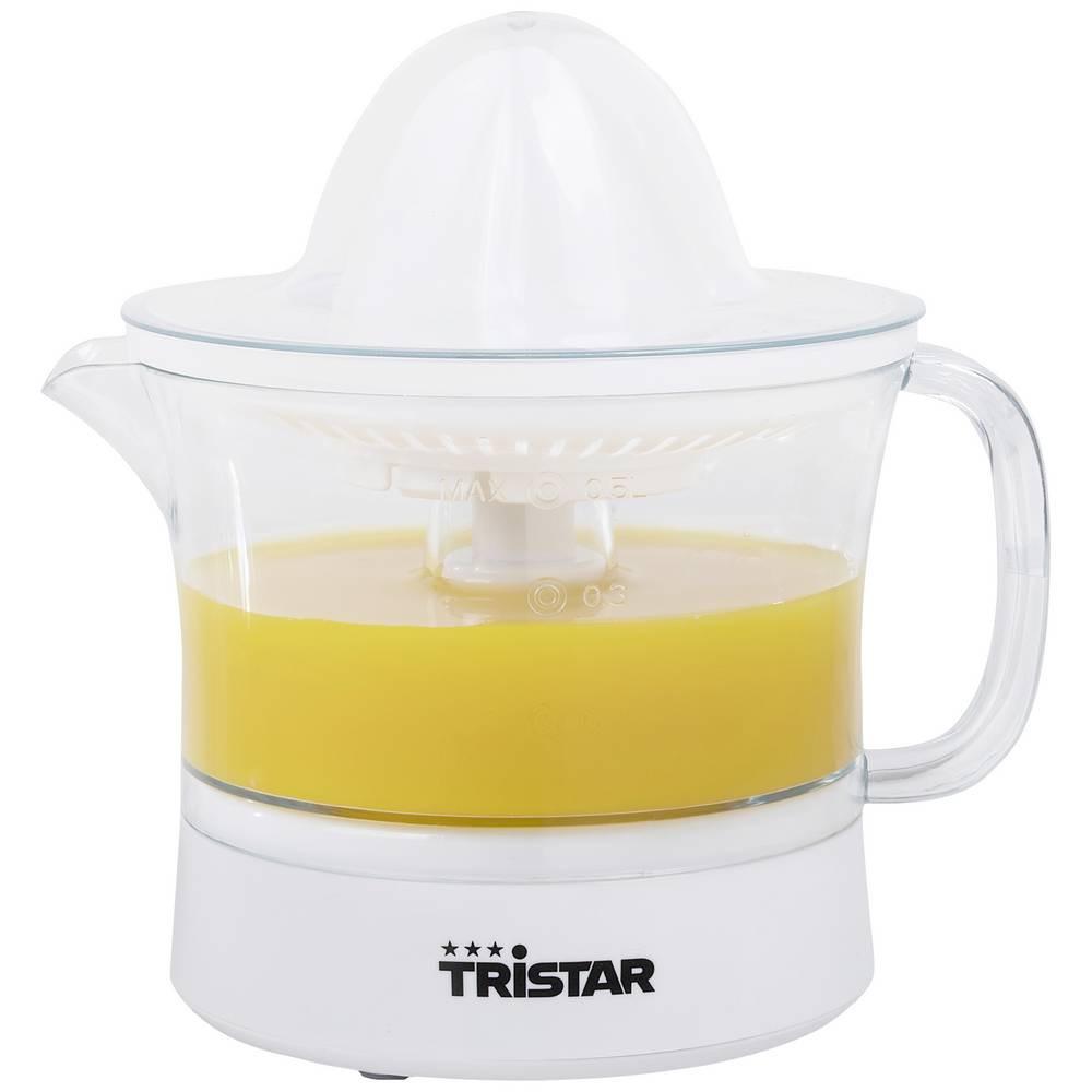 Tristar Zitruspresse, 0.5 Liter Inhalt, 2 Presskegel-Grössen für jede Citrusfrucht, Leistung 25 Watt  