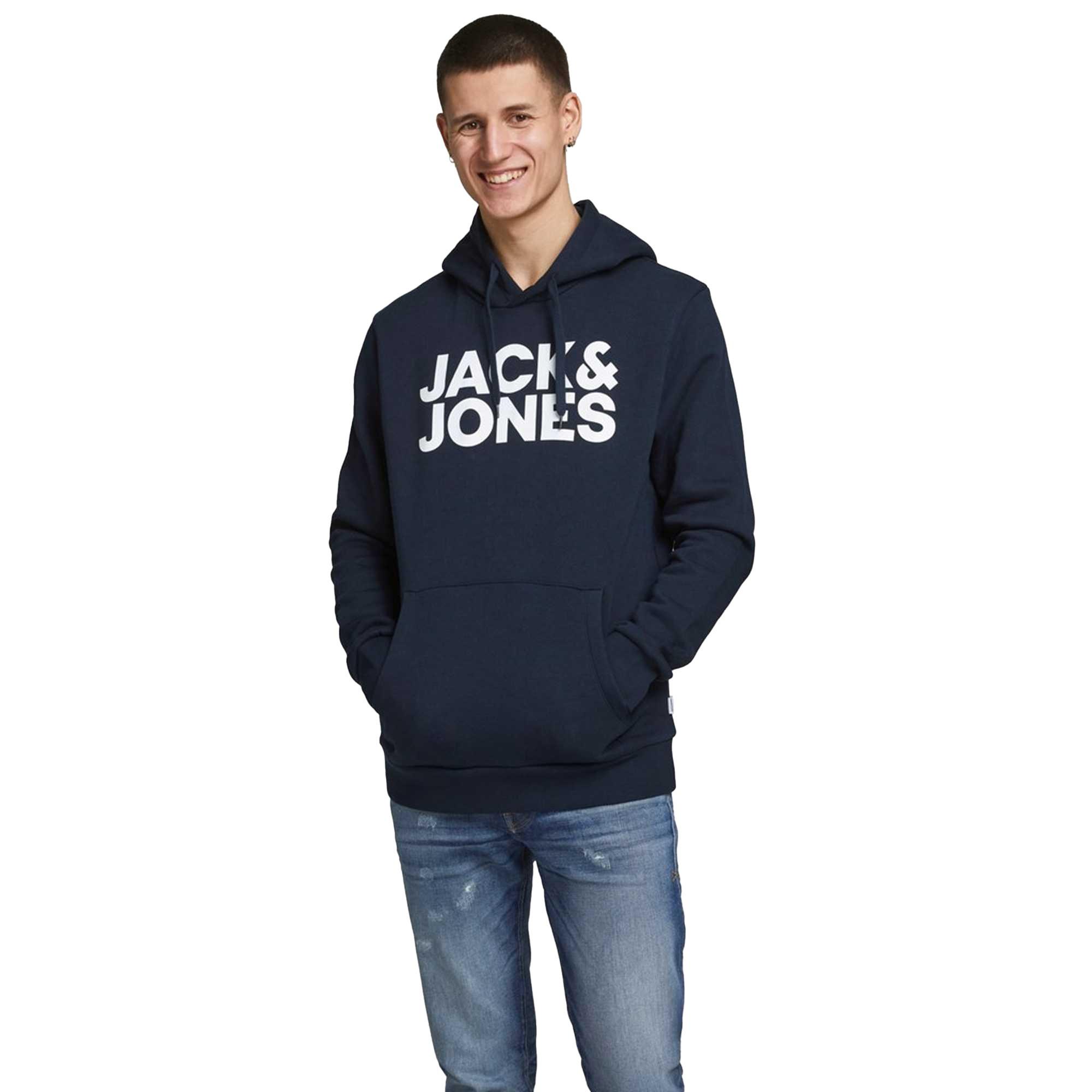 JACK & JONES  Sweatshirt  Bequem sitzend-JJECORP LOGO SWEAT HOOD 