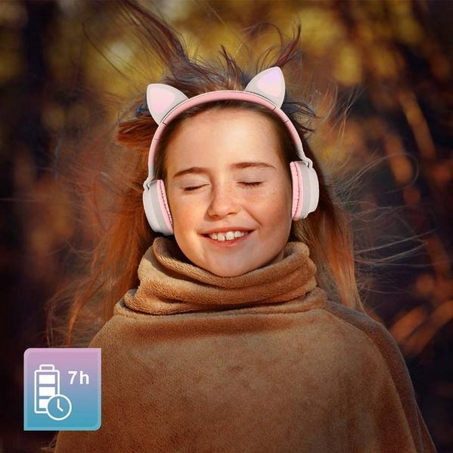 Avizar  Cuffie design Gatto beige 