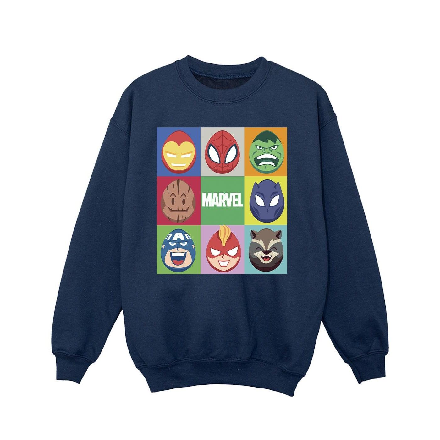 Image of Easter Eggs Sweatshirt Mädchen Marine 140/146