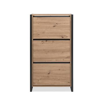 Schuhschrank mit 3 Klappen L70 cm - DENVER