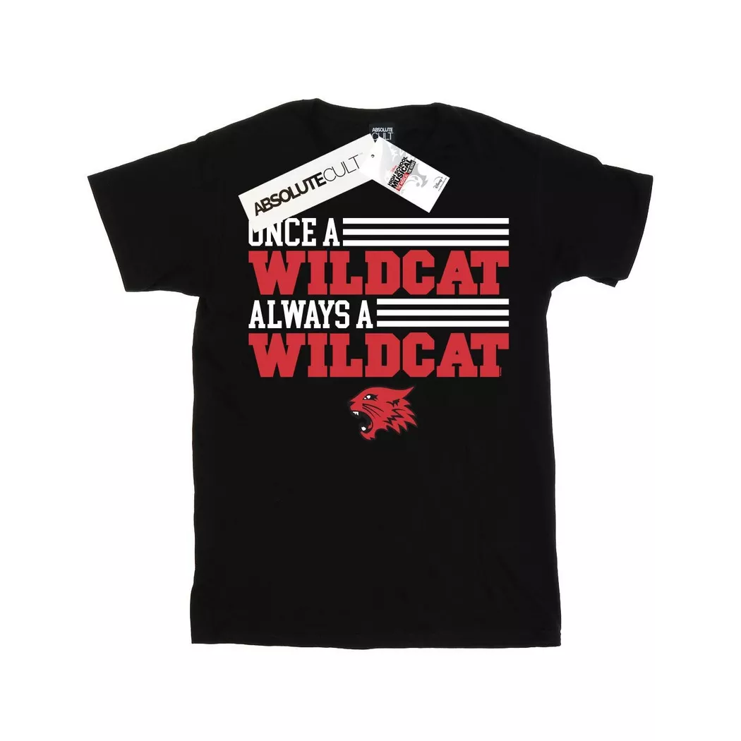 Disney - High School Musical The Once A Wildcat TShirt, für Damen, Schwarz, Größe XL