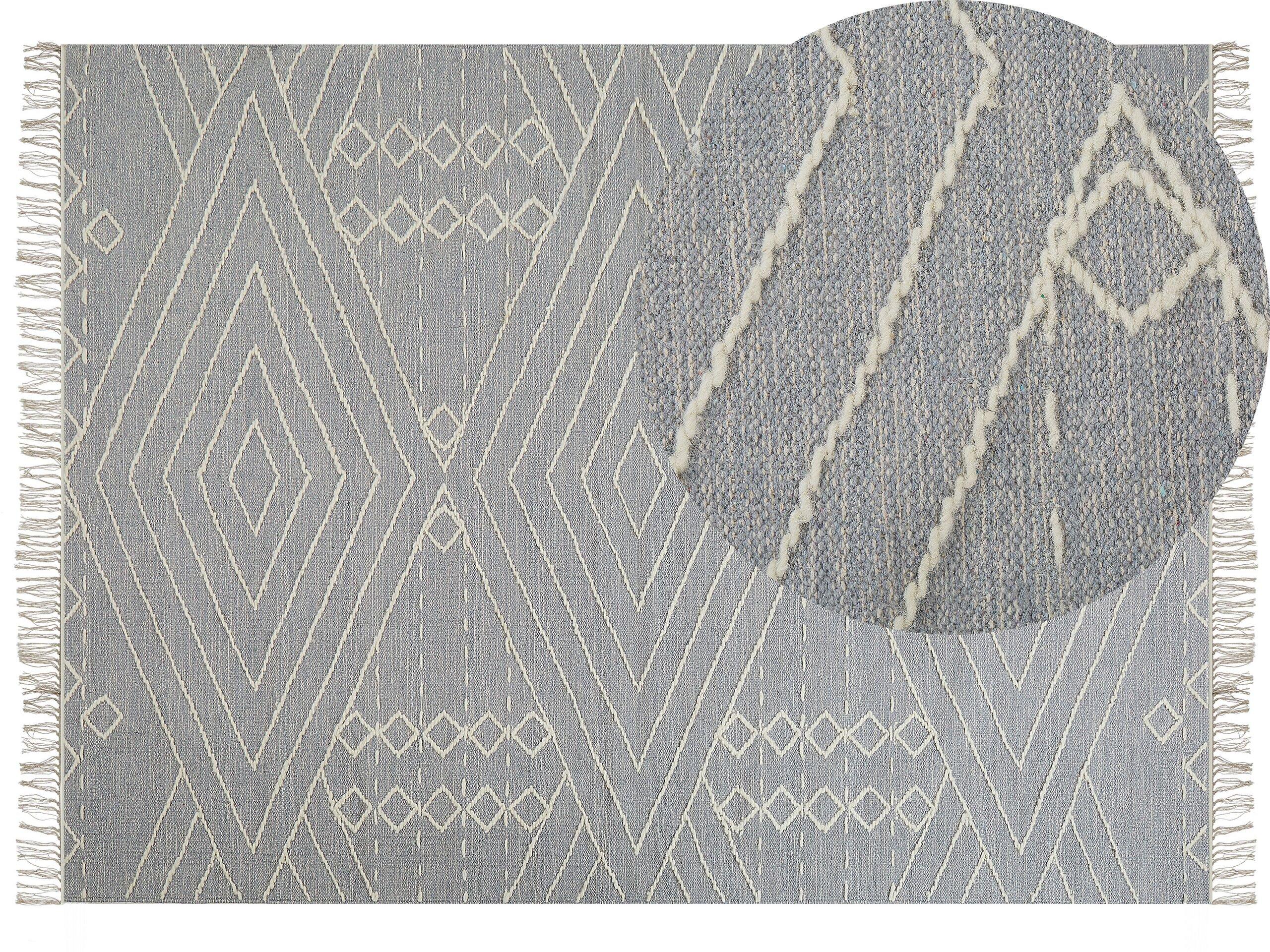 Image of Teppich aus Baumwolle Boho KHENIFRA Teppich aus Baumwolle Boho KHENIFRA