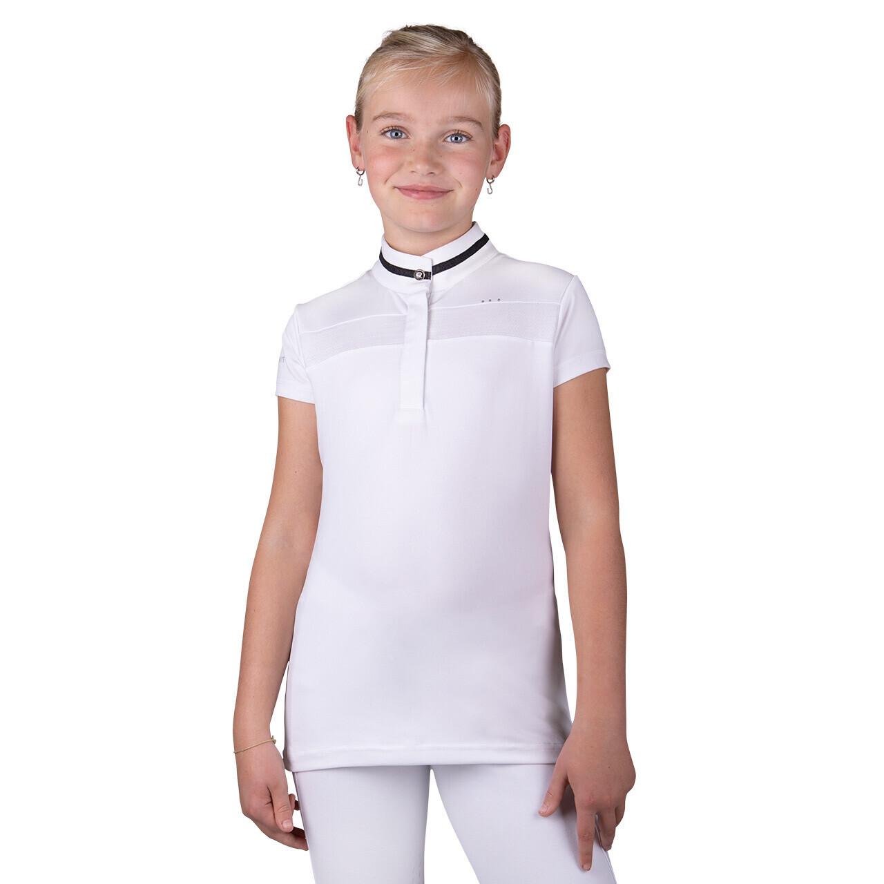 QHP  turnier-poloshirt kind kae 