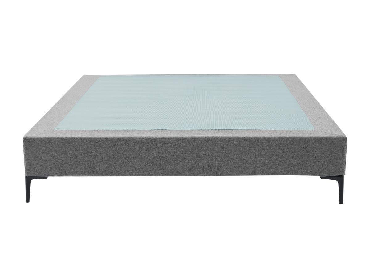 Ysmée Sommier déco tapissier 180 x 200 cm déhoussable - Gris - ISANI de YSMÉE  