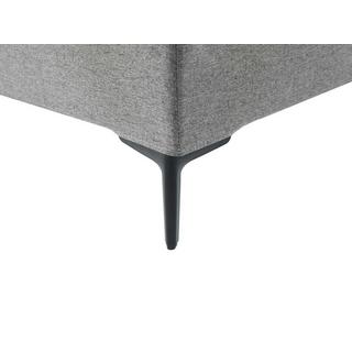 Ysmée Deko-Polster-Bettgestell - 180 x 200 cm - mit abnehmbarem Bezug - Grau - ISANI von YSMÉE  