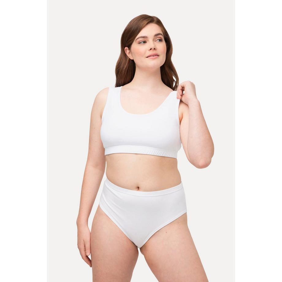 Ulla Popken Bustier Spalline Larghe Cotone Biologico  