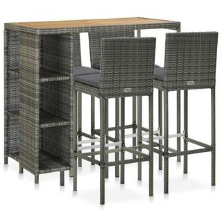 VidaXL Gartenbar-set poly-rattan  