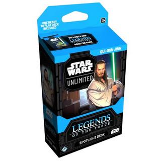 Disney Star Wars  Star Wars: Unlimited - Legends of the Force - QUI-GON JINN Spotlight Deck - FFG - EN 