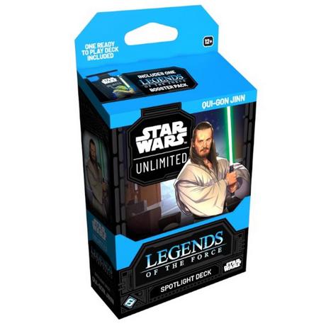 Disney Star Wars  Star Wars: Unlimited - Legends of the Force - QUI-GON JINN Spotlight Deck - FFG - EN 
