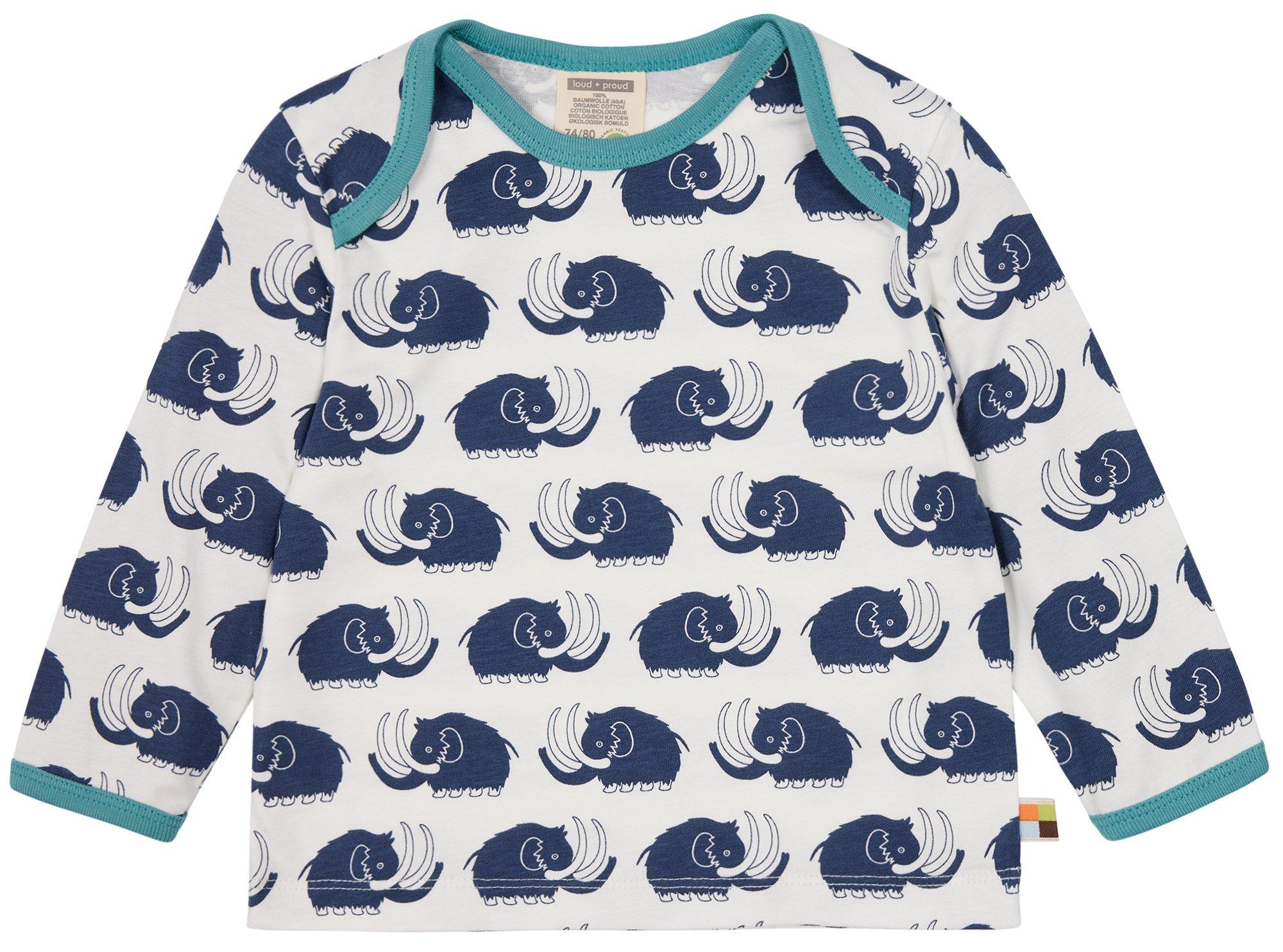 Image of Shirt Druck Mammut Ultramarin Jungen Blau ONE SIZE