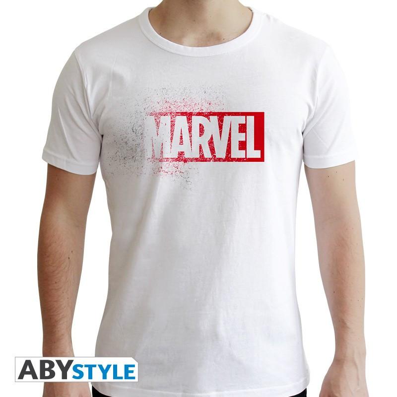 Image of T-shirt - Marvel - Logo Herren M