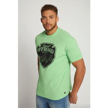 T-shirt con stampa "Offroad", scollo a girocollo e mezze maniche