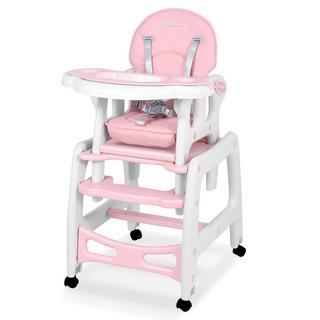 B2X  Sedia da pranzo multifunzionale 5 in 1 Sinco, Rosa 