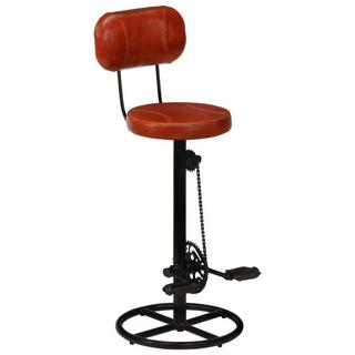 VidaXL Tabouret de bar cuir  