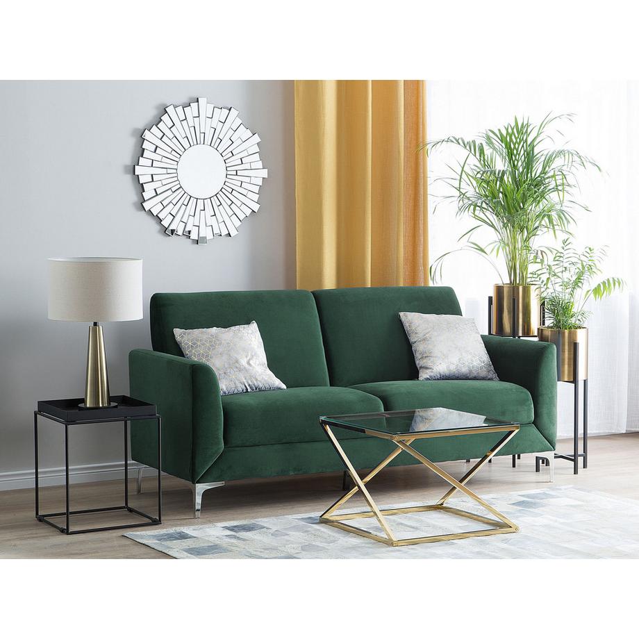 Beliani 3 Sitzer Sofa aus Samtstoff  FENES  