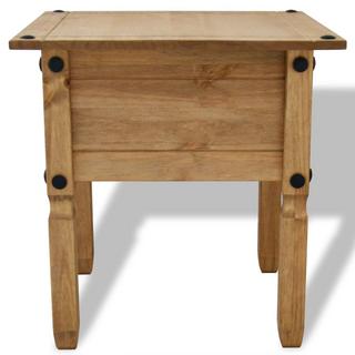 VidaXL Table d'appoint bois de pin  