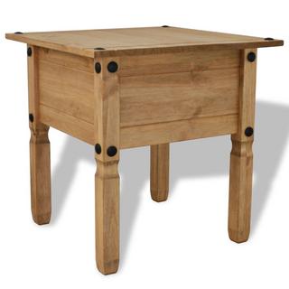 VidaXL Table d'appoint bois de pin  