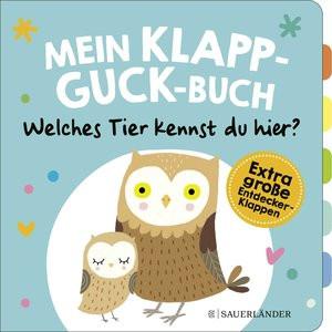 Mein Klapp-Guck-Buch: Welches Tier kennst du hier? Weber, Susanne; Schulte, Tina (Illustrationen) Copertina rigida 