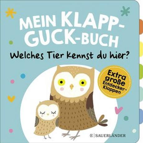 Mein Klapp-Guck-Buch: Welches Tier kennst du hier? Weber, Susanne; Schulte, Tina (Illustrationen) Copertina rigida 