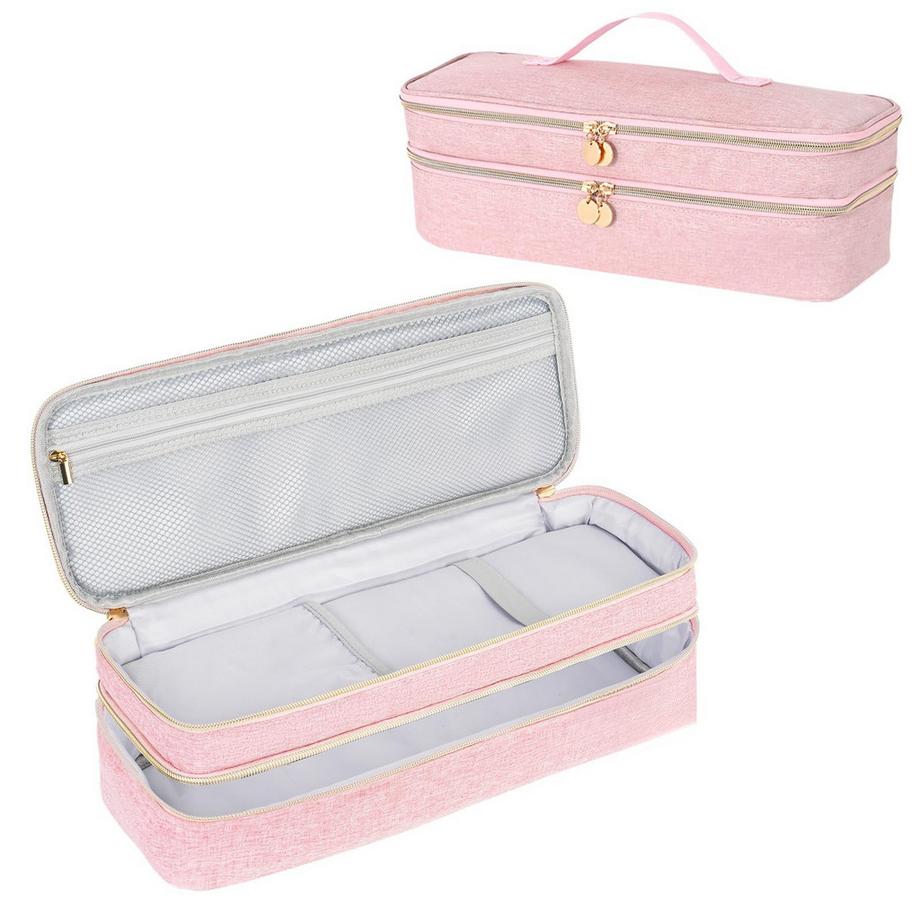 Only-bags.store  Reisetasche Haartrockner, Volumizer, Styler, Doppellagige Aufbewahrungstasche für Heißluftbürste Haartrockner, Tragetasche für Haartrockner Haarglätter 