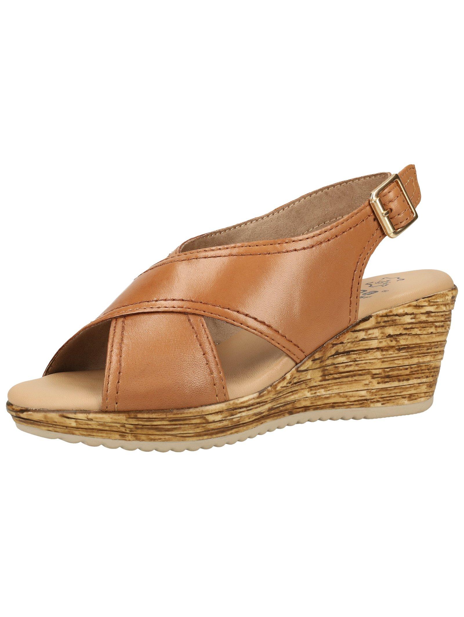 Image of Sandalen Damen Cognac 39