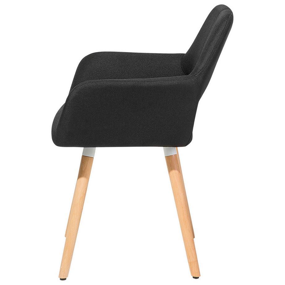 Beliani Chaise de salle à manger en Polyester Rétro CHICAGO  