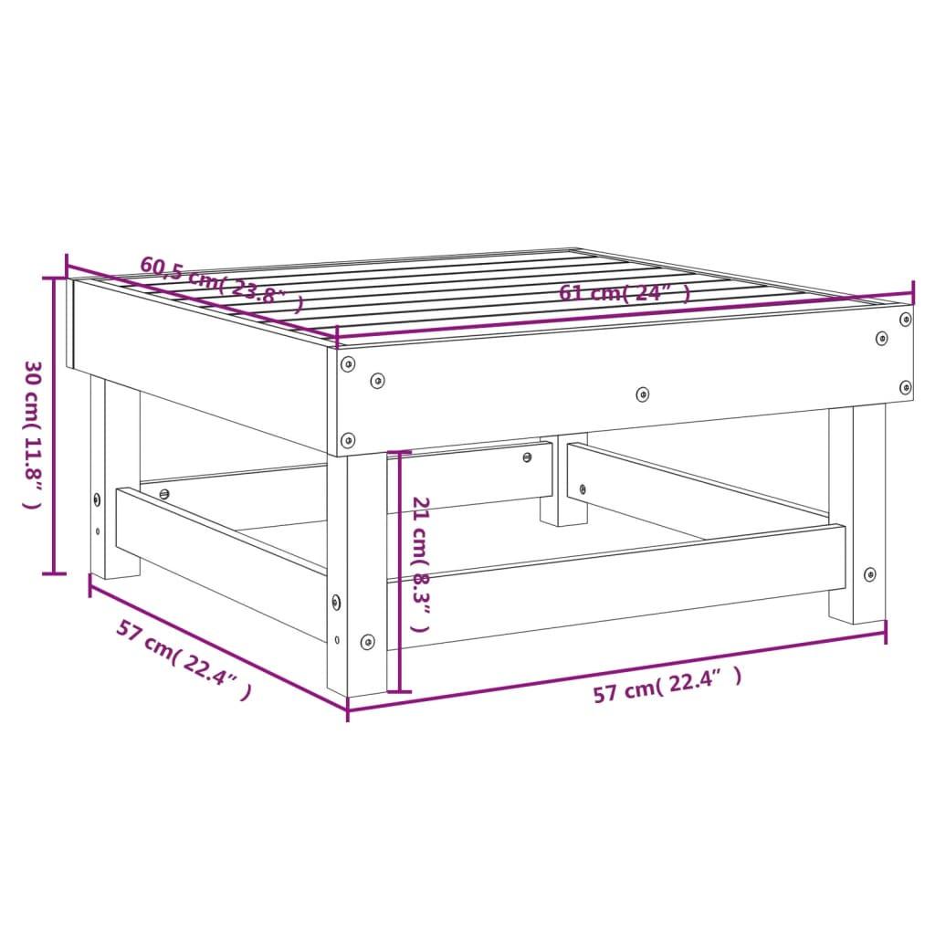 VidaXL Gartenhocker kiefernholz  